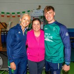 Past pupils, olympian Sarah Lavin & paralympian Tiarnan O'Donnell visited Castletroy College on March 26, 2025. Picture: Olena Oleksienko/ilovelimerick