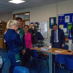 Past pupils, olympian Sarah Lavin & paralympian Tiarnan O'Donnell visited Castletroy College on March 26, 2025. Picture: Olena Oleksienko/ilovelimerick