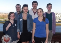 07/04/2015   
UL students Aisling Farrell, Anthony OBrien, Marielle Xuereb, Shane McCormack (ULSU Welfare Officer), Meghann Kainz and John Gill at the Yes Equality Limerick launch at the Limerick Strand Hotel. 
Picture: Oisin McHugh     
www.oisinmchughphoto.com