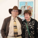 Pictured at the showcase of Ireland's Second Cystic Fibrosis Art Exhibition in the CB1 Gallery are Tom Moloney and Kate Hennessy. Picture: Conor Owens/ilovelimerick.