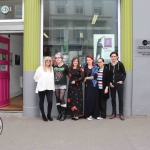 Pictured at the showcase of Ireland's Second Cystic Fibrosis Art Exhibition in the CB1 Gallery are Lorraine Crowlin, Rachel Clancy, Erin Sugrue, Cystic Fibrosis Ireland, Sara Cross, Event Curator, Maria Borck and Paul O'Connor. Picture: Conor Owens/ilovelimerick.