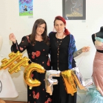 Pictured at the showcase of Ireland's Second Cystic Fibrosis Art Exhibition in the CB1 Gallery are Erin Sugrue, Cystic Fibrosis Ireland, and Sara Cross, Event Organiser. Picture: Conor Owens/ilovelimerick.
