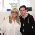 Pictured at the showcase of Ireland's Second Cystic Fibrosis Art Exhibition in the CB1 Gallery are Lorraine Crowlin and Paul O'Connor. Picture: Conor Owens/ilovelimerick.