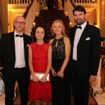 Pictured at the Shannon Region Ambassador Awards 2019 in Dromoland Castle are Dr. Colin Fitzpatrick, Lisa Kiely, Jane Toal and Professor Daniel Toal. Picture: Kate Devaney/ilovelimerick.