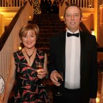 Pictured at the Shannon Region Ambassador Awards 2019 in Dromoland Castle are Ann Goggin and Diarmuid O’Leary. Picture: Kate Devaney/ilovelimerick.