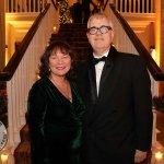 Pictured at the Shannon Region Ambassador Awards 2019 in Dromoland Castle are Dr. Una Bromell and Con Quigley. Picture: Kate Devaney/ilovelimerick.