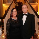 Pictured at the Shannon Region Ambassador Awards 2019 in Dromoland Castle are Carmel McKenna and Conor O’Sullivan. Picture: Kate Devaney/ilovelimerick.