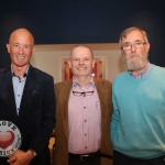 The Social and Health Education Project - SHEP Midwest celebrated ten continuous years of training in Limerick. Pictured at the Absolute Hotel are David McGuirk, Askeaton, Fergus Finucane, Clareview and Brian McNulty, Corbally. Picture: Orla McLaughlin/ilovelimerick