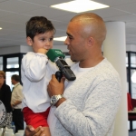 At the Simon Zebo Mayoral reception Simon Zebo and son Jacob. Picture: Zoe Conway/ilovelimerick.