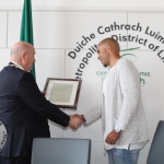 At the Simon Zebo Mayoral reception Mayor Sean Lynch and Simon Zebo. Picture: Zoe Conway/ilovelimerick.