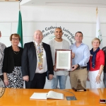 Simon Zebo Mayoral reception. Picture: Zoe Conway/ilovelimerick.