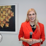 Inspirational Motivational Speaker Sinead Kane spoke at an awards ceremony at Holmes O'Malley Sexton in honour of the  recipients of the Bon Secours Hospital Great Limerick Run 2018 Fittest Company Challenge. Picture: Zoe Conway/ilovelimerick.com 2018. All Rights Reserved.