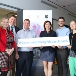 Pictured at the Small Business Innovation Research Award (SBIR) at the Fab Labs are Tom Cassidy, Conservation Officer, Marguerite Bourke, Enterprise Ireland, Ciaran Reeves, Senior Executive Planner, Mike Cantwell, Innovate Limerick, Rosie Webb, Senior Architect in Economic Development, Cian O'Flaherty, Ceo of Safecility, Nessie Roche, Department of Culture, Hertiage and the Gaeltacht, and Vincent Murray, New Director of Economic Development. Picture: Kate Devaney/ilovelimerick.