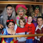 Limerick University Concert Hall officially launched the panto 2018 Snow White on November 6 at the No.1 Pery Square Hotel. Pictured are the starring cast Richard Lynch, Myles Breen, Katherine Lynch, Hayley-Jo Murphy, with Vincent Collins, Katie Carrol and Dayl Cronin. Picture: Baoyan Zhang/ilovelimerick