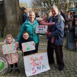 A protest against Special Needs Assistant (SNA) cuts took place outside Limerick City and County Council offices to campaign against the original proposal by Government to adjust how SNA posts are allocated on Wednesday, February 25, 2026. Picture: Anastasiia Lapko/ilovelimerick