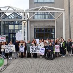 A protest against Special Needs Assistant (SNA) cuts took place outside Limerick City and County Council offices to campaign against the original proposal by Government to adjust how SNA posts are allocated on Wednesday, February 25, 2026. Picture: Anastasiia Lapko/ilovelimerick