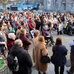 A protest against Special Needs Assistant (SNA) cuts took place outside Limerick City and County Council offices to campaign against the original proposal by Government to adjust how SNA posts are allocated on Wednesday, February 25, 2026. Picture: Anastasiia Lapko/ilovelimerick