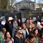A protest against Special Needs Assistant (SNA) cuts took place outside Limerick City and County Council offices to campaign against the original proposal by Government to adjust how SNA posts are allocated on Wednesday, February 25, 2026. Picture: Anastasiia Lapko/ilovelimerick