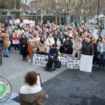 A protest against Special Needs Assistant (SNA) cuts took place outside Limerick City and County Council offices to campaign against the original proposal by Government to adjust how SNA posts are allocated on Wednesday, February 25, 2026. Picture: Anastasiia Lapko/ilovelimerick