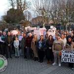 A protest against Special Needs Assistant (SNA) cuts took place outside Limerick City and County Council offices to campaign against the original proposal by Government to adjust how SNA posts are allocated on Wednesday, February 25, 2026. Picture: Anastasiia Lapko/ilovelimerick