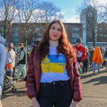 Standing for Peace event took place at Arthur’s Quay Park on Sat, Feb 25, 2023 in honour of the 1 year anniversary of the war in Ukraine.  Picture: Farhan Saeed/ilovelimerick