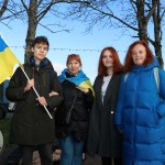 Standing for Peace event took place at Arthur’s Quay Park on Sat, Feb 25, 2023 in honour of the 1 year anniversary of the war in Ukraine.  Picture: Farhan Saeed/ilovelimerick