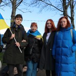 Standing for Peace event took place at Arthur’s Quay Park on Sat, Feb 25, 2023 in honour of the 1 year anniversary of the war in Ukraine.  Picture: Farhan Saeed/ilovelimerick