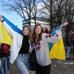 Standing for Peace event took place at Arthur’s Quay Park on Sat, Feb 25, 2023 in honour of the 1 year anniversary of the war in Ukraine.  Picture: Farhan Saeed/ilovelimerick