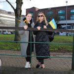 Standing for Peace event took place at Arthur’s Quay Park on Sat, Feb 25, 2023 in honour of the 1 year anniversary of the war in Ukraine.  Picture: Farhan Saeed/ilovelimerick