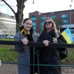 Standing for Peace event took place at Arthur’s Quay Park on Sat, Feb 25, 2023 in honour of the 1 year anniversary of the war in Ukraine.  Picture: Farhan Saeed/ilovelimerick