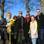 Standing for Peace event took place at Arthur’s Quay Park on Sat, Feb 25, 2023 in honour of the 1 year anniversary of the war in Ukraine.  Picture: Farhan Saeed/ilovelimerick