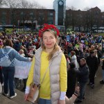 Standing for Peace event took place at Arthur’s Quay Park on Sat, Feb 25, 2023 in honour of the 1 year anniversary of the war in Ukraine.  Picture: Farhan Saeed/ilovelimerick