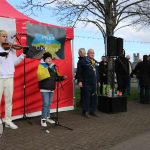 Standing for Peace event took place at Arthur’s Quay Park on Sat, Feb 25, 2023 in honour of the 1 year anniversary of the war in Ukraine.  Picture: Farhan Saeed/ilovelimerick