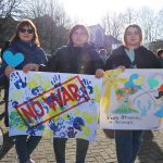 Standing for Peace event took place at Arthur’s Quay Park on Sat, Feb 25, 2023 in honour of the 1 year anniversary of the war in Ukraine.  Picture: Farhan Saeed/ilovelimerick