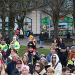 Standing for Peace event took place at Arthur’s Quay Park on Sat, Feb 25, 2023 in honour of the 1 year anniversary of the war in Ukraine.  Picture: Farhan Saeed/ilovelimerick