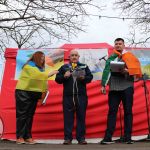 Standing for Peace event took place at Arthur’s Quay Park on Sat, Feb 25, 2023 in honour of the 1 year anniversary of the war in Ukraine.  Picture: Farhan Saeed/ilovelimerick