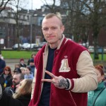 Standing for Peace event took place at Arthur’s Quay Park on Sat, Feb 25, 2023 in honour of the 1 year anniversary of the war in Ukraine.  Picture: Farhan Saeed/ilovelimerick