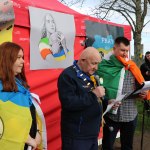 Standing for Peace event took place at Arthur’s Quay Park on Sat, Feb 25, 2023 in honour of the 1 year anniversary of the war in Ukraine.  Picture: Farhan Saeed/ilovelimerick