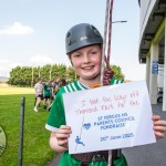 Pupils, parents, teachers and past pupils took to the dizzy heights of Thomond Park today, Friday June 20th to raise funds for Glin’s national school, St. Fergus NS. Picture: Olena Oleksienko/ilovelimerick