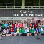 Pupils, parents, teachers and past pupils took to the dizzy heights of Thomond Park today, Friday June 20th to raise funds for Glin’s national school, St. Fergus NS. Picture: Olena Oleksienko/ilovelimerick