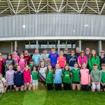 Pupils, parents, teachers and past pupils took to the dizzy heights of Thomond Park today, Friday June 20th to raise funds for Glin’s national school, St. Fergus NS. Picture: Olena Oleksienko/ilovelimerick