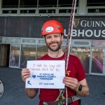 Pupils, parents, teachers and past pupils took to the dizzy heights of Thomond Park today, Friday June 20th to raise funds for Glin’s national school, St. Fergus NS. Picture: Olena Oleksienko/ilovelimerick