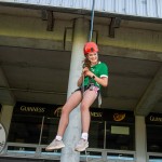 Pupils, parents, teachers and past pupils took to the dizzy heights of Thomond Park today, Friday June 20th to raise funds for Glin’s national school, St. Fergus NS. Picture: Olena Oleksienko/ilovelimerick