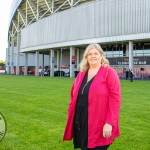 Pupils, parents, teachers and past pupils took to the dizzy heights of Thomond Park today, Friday June 20th to raise funds for Glin’s national school, St. Fergus NS. Picture: Olena Oleksienko/ilovelimerick