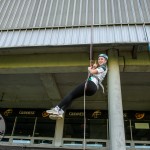 Pupils, parents, teachers and past pupils took to the dizzy heights of Thomond Park today, Friday June 20th to raise funds for Glin’s national school, St. Fergus NS. Picture: Olena Oleksienko/ilovelimerick