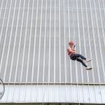 Pupils, parents, teachers and past pupils took to the dizzy heights of Thomond Park today, Friday June 20th to raise funds for Glin’s national school, St. Fergus NS. Picture: Olena Oleksienko/ilovelimerick