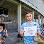 Pupils, parents, teachers and past pupils took to the dizzy heights of Thomond Park today, Friday June 20th to raise funds for Glin’s national school, St. Fergus NS. Picture: Olena Oleksienko/ilovelimerick