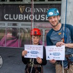 Pupils, parents, teachers and past pupils took to the dizzy heights of Thomond Park today, Friday June 20th to raise funds for Glin’s national school, St. Fergus NS. Picture: Olena Oleksienko/ilovelimerick