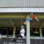 Pupils, parents, teachers and past pupils took to the dizzy heights of Thomond Park today, Friday June 20th to raise funds for Glin’s national school, St. Fergus NS. Picture: Olena Oleksienko/ilovelimerick