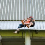 Pupils, parents, teachers and past pupils took to the dizzy heights of Thomond Park today, Friday June 20th to raise funds for Glin’s national school, St. Fergus NS. Picture: Olena Oleksienko/ilovelimerick
